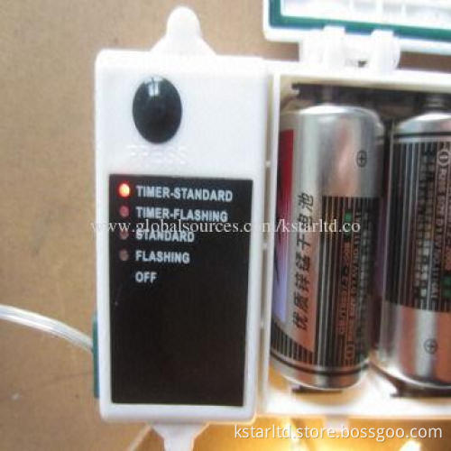 3*D Type Battery Lights with Multifunction Battery Box with Timer, Waterproof for Outdoor